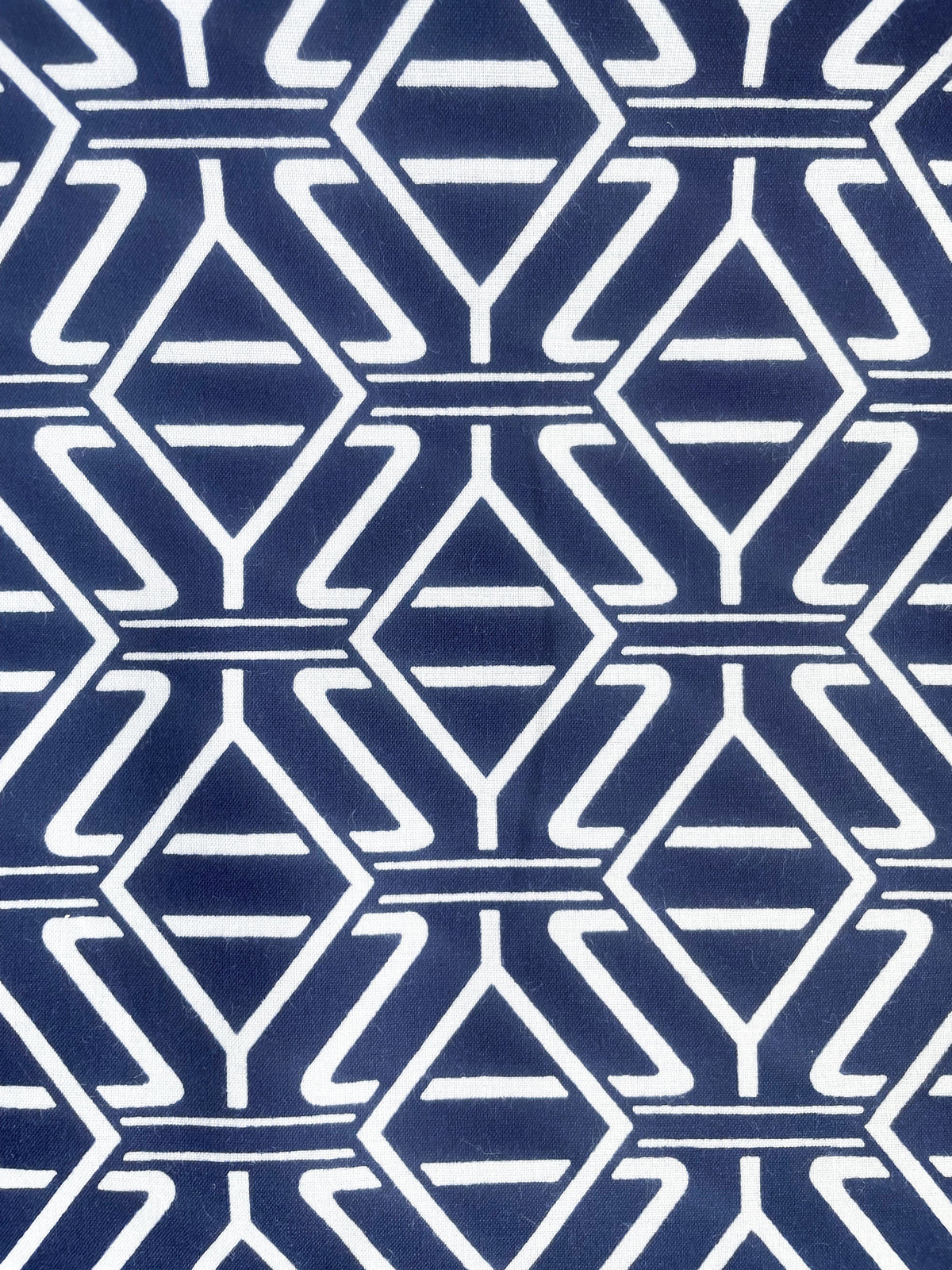 Uramasari Worker Jacket - EURO BLUE Twill Geometric Lattice | COLLECT1ON 2026