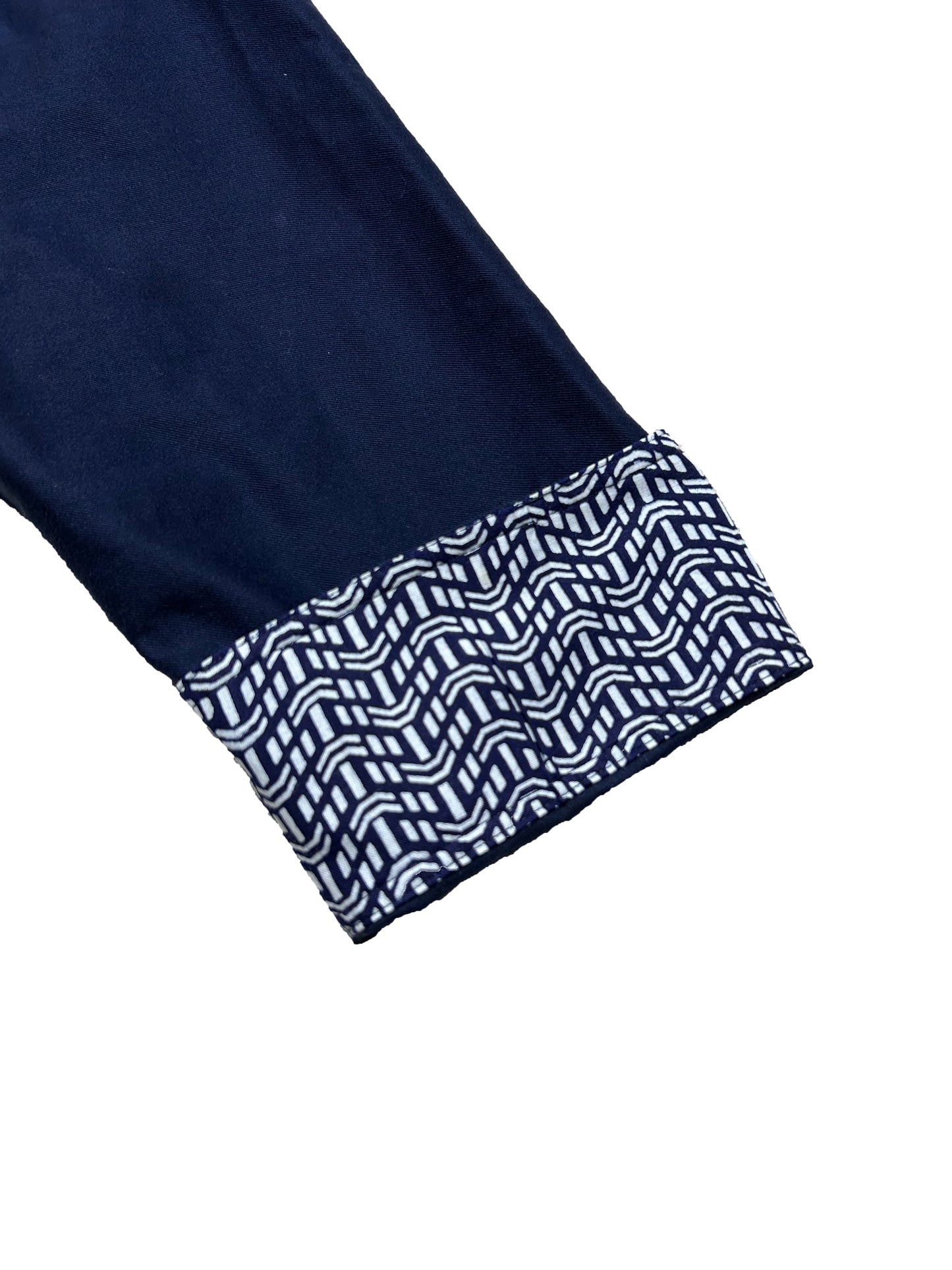 Uramasari Worker Jacket - EURO BLUE Twill Wave Yukata