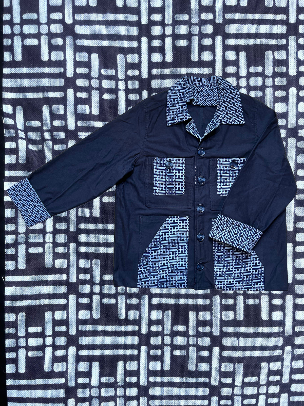 Uramasari Worker Jacket - EURO BLUE Twill Basketweave | COLLECT1ON 2026