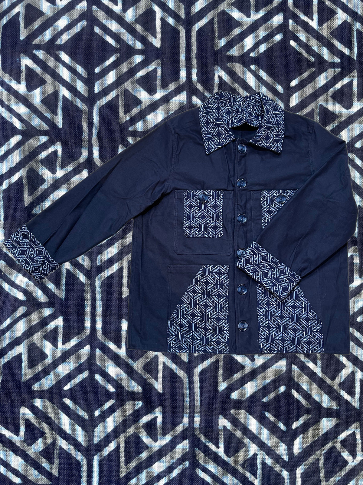 Uramasari Worker Jacket - EURO BLUE Twill Kikko Kumiko | COLLECT1ON 2026