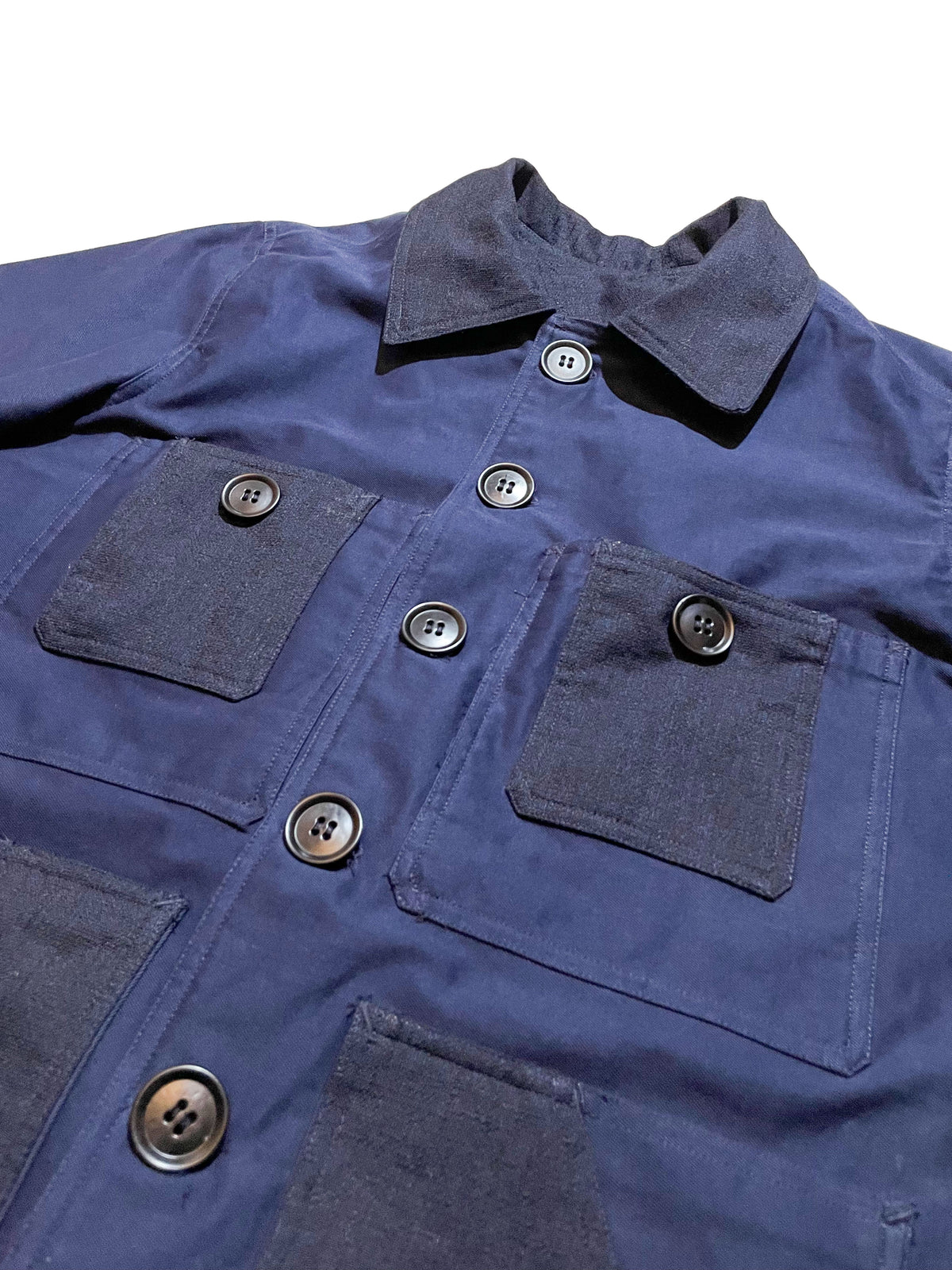 Uramasari Worker Jacket - EURO BLUE Cross Pattern | COLLECT1ON 2026