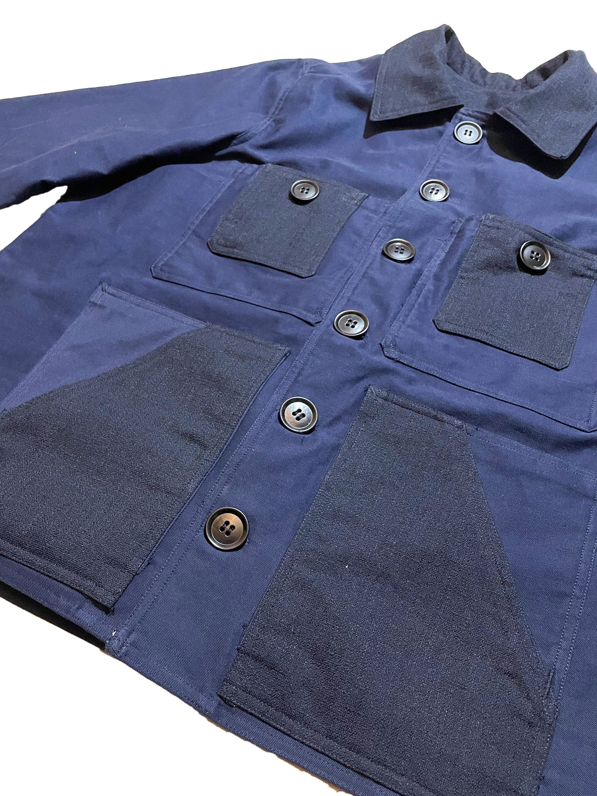 Uramasari Worker Jacket - EURO BLUE Cross Pattern | COLLECT1ON 2026