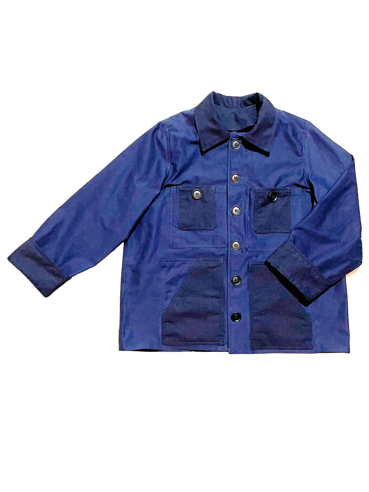 Uramasari Worker Jacket - EURO BLUE Cross Pattern | COLLECT1ON 2026